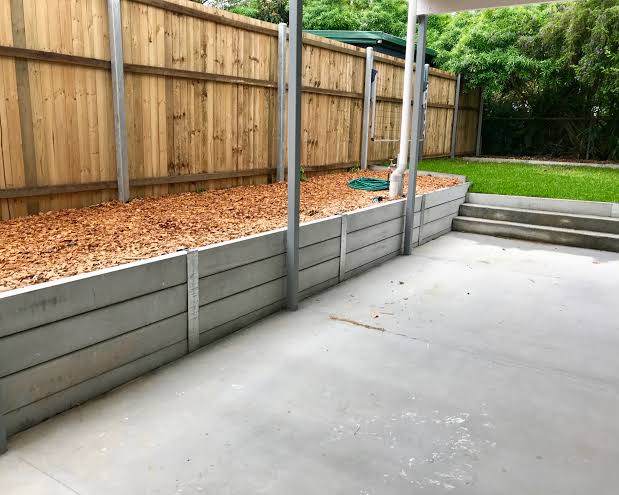Concrete Sleeper Retaining Walls in Greater Sydney